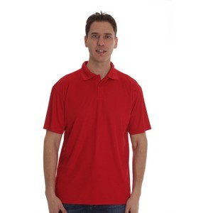 At The Buzzer Men’s Polo Shirt – Short‑Sleeve Golf & Tennis Top - 1 of 3