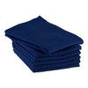 Design Imports  Recycled Cotton Waffle Dishtowel Set 6 Piece, 18X26", Blue - 2 of 4