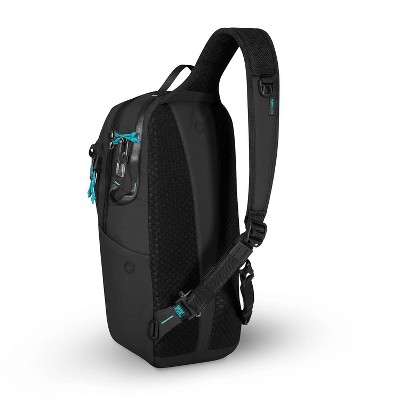 Pacsafe ECO 12L Anti Theft Sling Backpack (Econyl Black) — фото 3