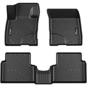Ford Mave rick Floor Mats 2022-2025 - TPE Anti-Skid Liners, Custom Fit (Gas Models Only, Black) - 1 of 4