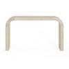 Sleek Modern Console Table with Natural Wood Texture, Elegant Console Table for Hallway, Living Room, or Home Office-Maison Boucle - 4 of 4