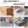 Oversized Chaise Lounge Chair Indoor, Plush Corduroy Boneless Sofa Bed, Cloud Reading Chair with Throw Pillow for Living Room - 3 of 4
