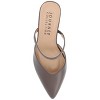 Journee Collection Women's Yvon Narrow Width SuperNatural Shades Pointed Toe Mule Pumps - 4 of 4