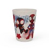 Zak Designs 2pk 10 fl oz Spidey and His Amazing Friends Melamine Tumblers Cream/Red - 4 of 4