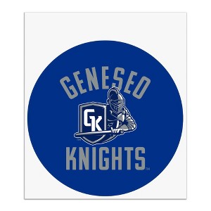 State University of New York at Geneseo Knights Logo Automotive Car Window Locker Circle Bumper Sticker - 1 of 4