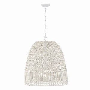 Capital Lighting Naomi 3 - Light Pendant in  Chalk White - 1 of 3