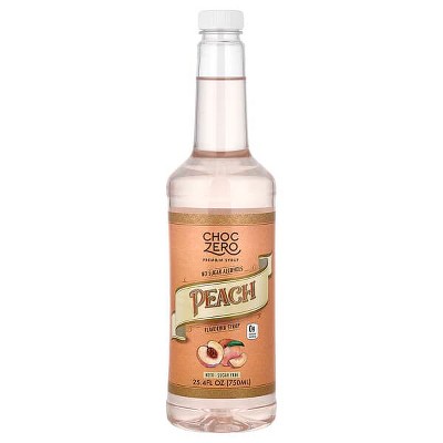 ChocZero, Premium Syrup, Peach, Sugar Free, 25.4 fl oz