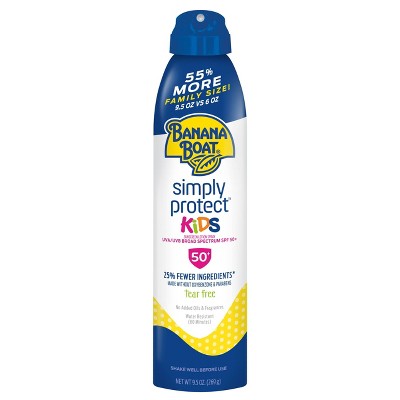 banana boat sunscreen