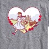 Men's - Wizard of Oz - Dorthy And Toto Heart Short Sleeve Graphic T-Shirt - 2 of 4