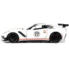 2019 Chevrolet Corvette ZR1 #22 "Gulf Oil" White with Orange Stripes and Black Top 1/24 Diecast Model Car by Motormax - 2 of 3