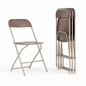 Alamont 4pk Plastic Folding Chairs - 1 of 4