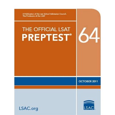 The Official LSAT Preptest 64 - (Official LSAT PrepTest) by  Law School Admission Council (Paperback)