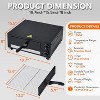coucheta Electric Pizza Oven Indoor, Stainless Steel Baker With Timer, Countertop Pizza Maker Fits 12" Pizzas, for Kitchen, Commercial Use - 3 of 4