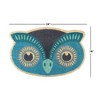 RugSmith Blue Machine Tufted Blue Owl Coir Doormat - 3 of 4