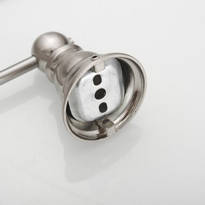 Nickel Wall Mounted Toilet Paper Holder with Zinc Alloy
