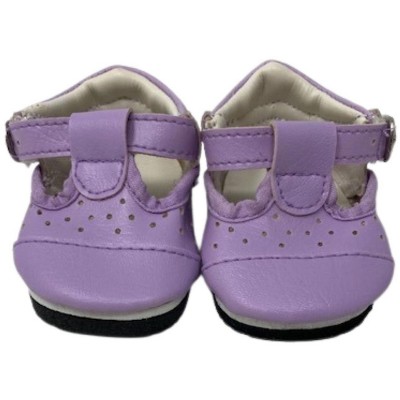 Doll Clothes Superstore Lavender Mary Jane Shoes Fit 18 Inch Dolls : Target