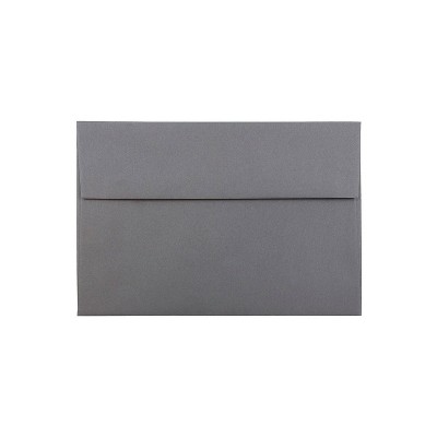 JAM Paper A8 Invitation Envelopes 5.5 x 8.125 Dark Grey 36396435