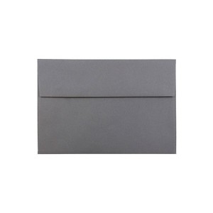 JAM Paper A8 Invitation Envelopes 5.5 x 8.125 Dark Grey 36396435 - 1 of 2