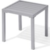 Crestlive Products Outdoor 16in Side Table Small Metal Square End Table - 2 of 4