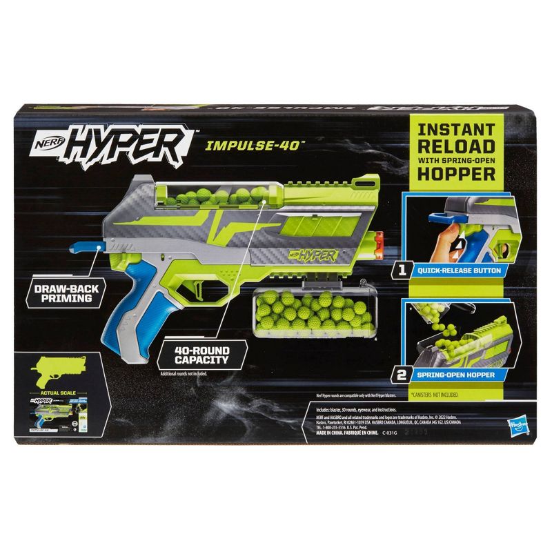 NERF Hyper Impulse-40 Blaster, 6 of 10