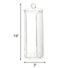 K-Cliffs Cotton Pad Holder Clear Makeup Remover Round Dispenser Acrylic Cosmetic Storage Plastic Brush Container - 2 of 4