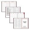 Standard Diary Daily Reminder Book, 2026 Edition, Medium/College Rule, Red Cover, (201) 8.25 x 5.75 Sheets - 4 of 4