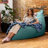 Jaxx Pillow Saxx 5.5-Foot Décor Bean Bag Giant Floor Pillow Lounge, Lush Velvet - 4 of 4