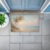 Stupell Industries Sunset View Beach Palms Printed Outdoor Door Mat, design by Kim Allen, 18"x30" - 3 of 4