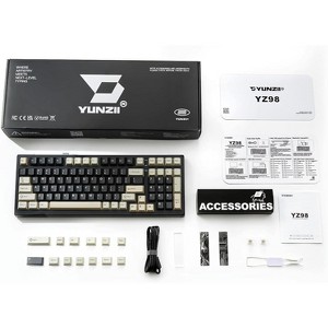 YUNZII Gasket Mechanical Keyboard 99 Key Hot Swappable - 1 of 2