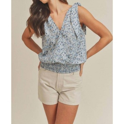 Women's Floral Tank Blouse - AEMI + CO