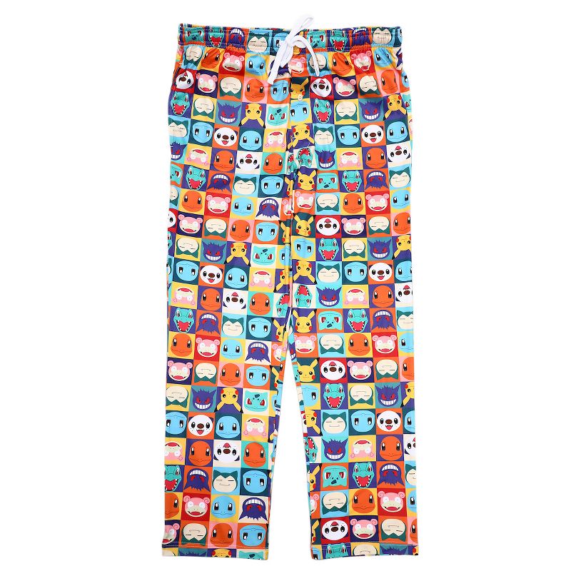 Pokemon Gotta Catch Em All Men's Multi-Colored Sleep Pajama Pants, 1 of 2