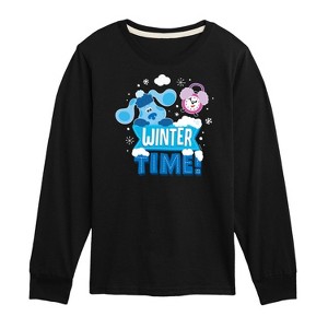 Boys' - Blue's Clues & You! - Winter Time Long Sleeve Graphic T-Shirt - 1 of 4