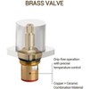 YAWWALK Widespread Double Handles Bathroom Faucet Valve Included - 4 of 4