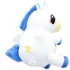 Se7en20 Glitter Galaxy 12-Inch Blue Hair White UniCow Collectible Plush - 2 of 2