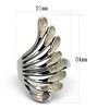 Slickblue Women's Stainless Steel Band Ring, No Stone, Smooth Polished Finish, Sleek and Modern Look, Size 5-10 - 3 of 4