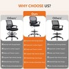 CAVINAS Office Chair with Adjustable Foot Ring,Adjustable Height Desk Chair for Adult,Student - 4 of 4