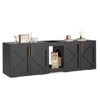 Cat Litter Box Enclosure,Hidden Litter Box Furniture for 2 Cats - 2 of 4