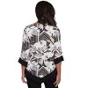 Alfred Dunner Womens Floral Geometric Crewneck Top With Necklace - 2 of 4