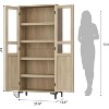 63" Tall Storage Cabinet, 5-Tier Pantry with 4 Adjustable Shelves - 2 of 4