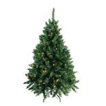Northlight 4.5' Prelit Artificial Christmas Tree LED Buffalo Fir Medium - Warm White Lights
