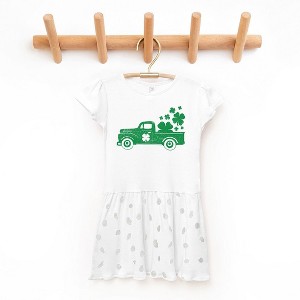 The Juniper Shop Shamrock Truck Toddler Graphic Dress - 1 of 3