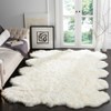 Sheep Skin SHS211 Hand Woven Area Rug  - Safavieh - 2 of 4