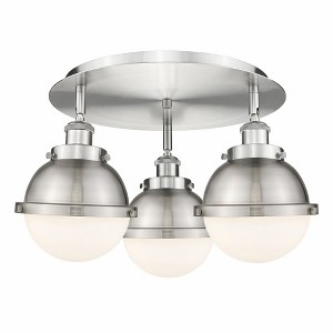 Ballston Urban - 3 Light Flush Mount In Art Deco Style-10.75 Inches Tall and 18.25 Inches Wide - 1 of 1