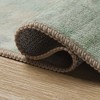 MontVoo Soft Abstract Washable Area Rug Yellow Green - 3 of 4