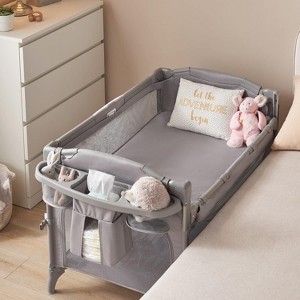 SereneVita 4 in 1 Baby Bassinet Bedside Sleeper, Portable Baby Crib for Newborn, All Mesh Bedside Bassinet with Storage Basket, Changing Table - 1 of 4