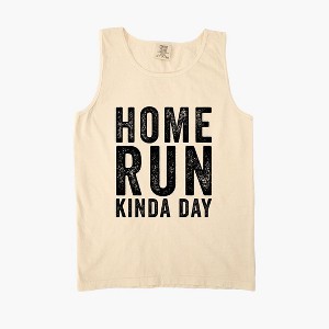 Simply Sage Market Women's Home Run Kinda Day Garment Dyed Heavy Weight Tank - 1 of 2