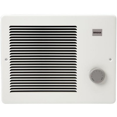 Broan 174 Fan Forced Wall Heater, 7-3/4" x 10-1/4" x 3-3/4", White