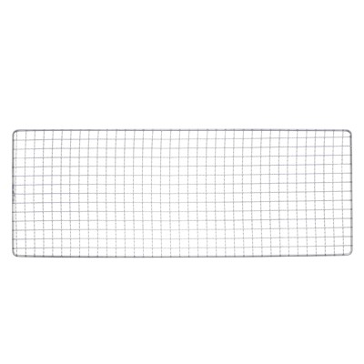 Unique Bargains Stainless Steel Cross Wire BBQ Grill Net for Baking Roasting