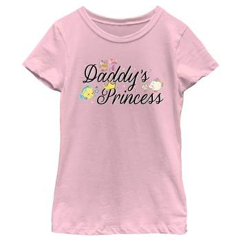 Girl's Disney Daddy's Princess T-Shirt