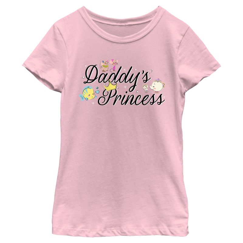 Girl's Disney Daddy's Princess T-Shirt, 1 of 5